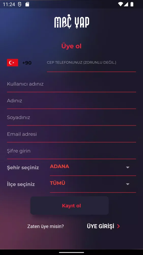 Скриншоты MaçYap