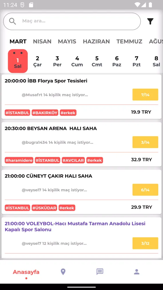 Скриншоты MaçYap