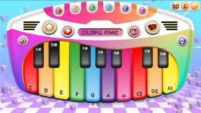 Colorful iPiano Screenshots