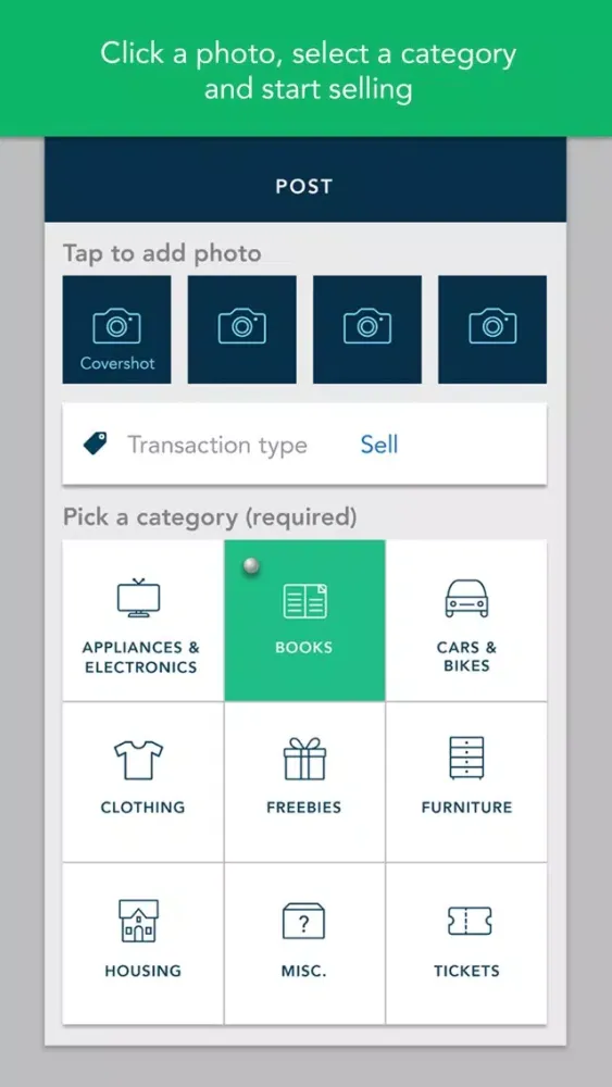Capturas de pantalla de WonkWall - Buy, Sell & Wish for things with your peers exclusively on your campus