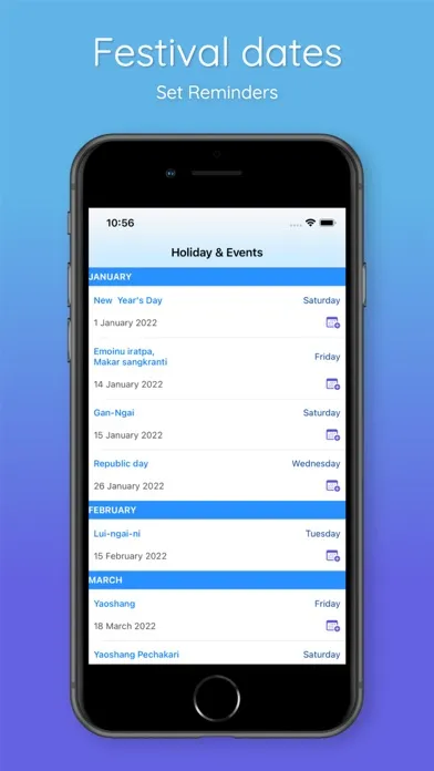 Screenshot di Manipuri Calendar App