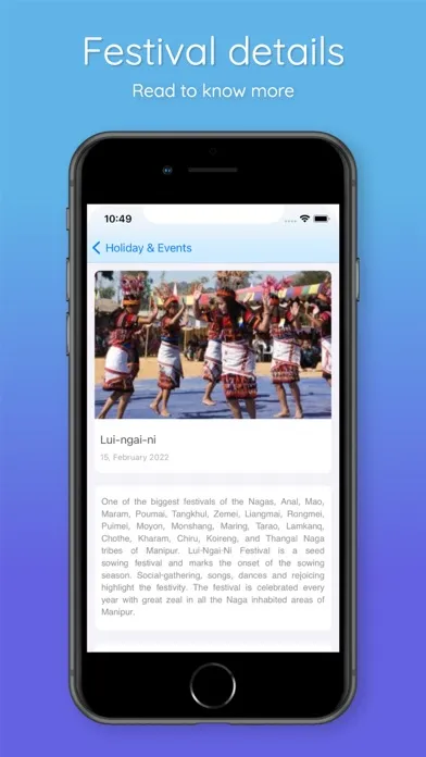 Screenshot di Manipuri Calendar App