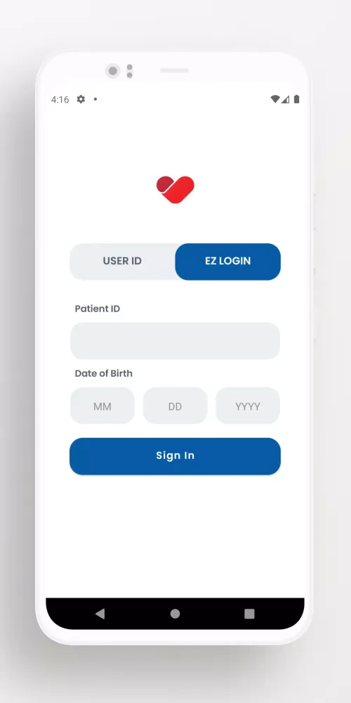 Screenshot di CCP Patient Portal
