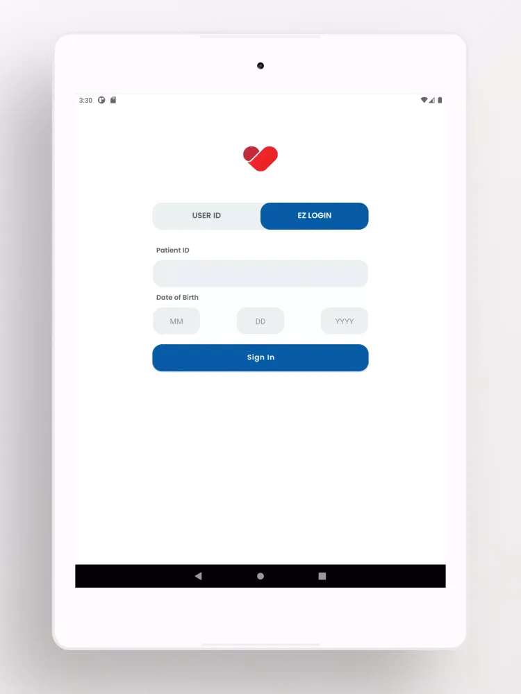 Screenshot di CCP Patient Portal