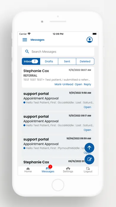 Proactive MD Portal Screenshots