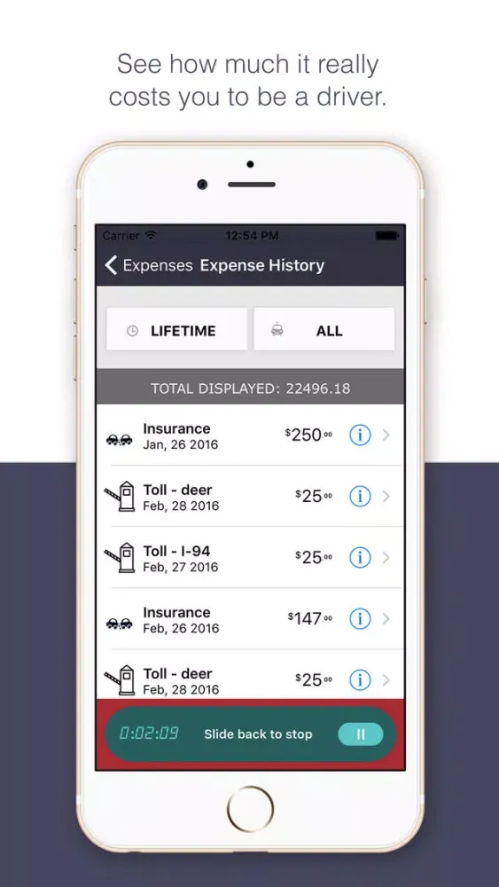 TripCam Expense Tracker for Rideshare Drivers Screenshots