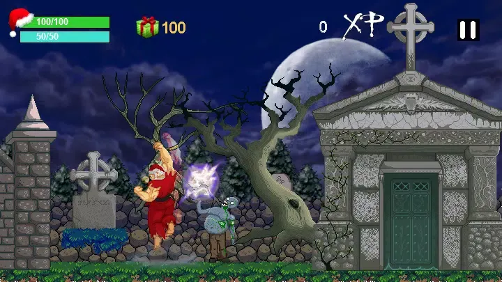 Capturas de tela do Santa Zombie Fighter
