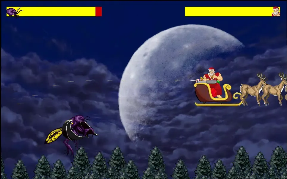 Capturas de tela do Santa Zombie Fighter