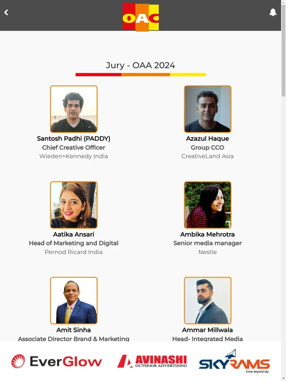OAC Asia 2024 iPad  Screenshots