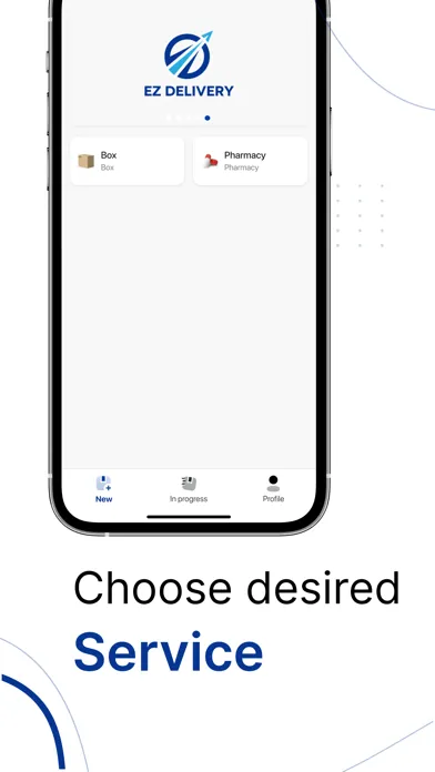 Tangkapan layar EzDelivery Customer