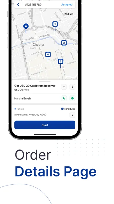EzDelivery Driver スクリーンショット
