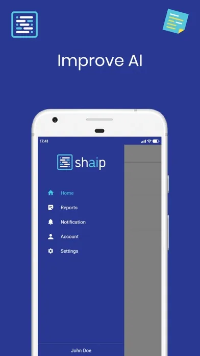 ภาพหน้าจอของ Shaip Recording App