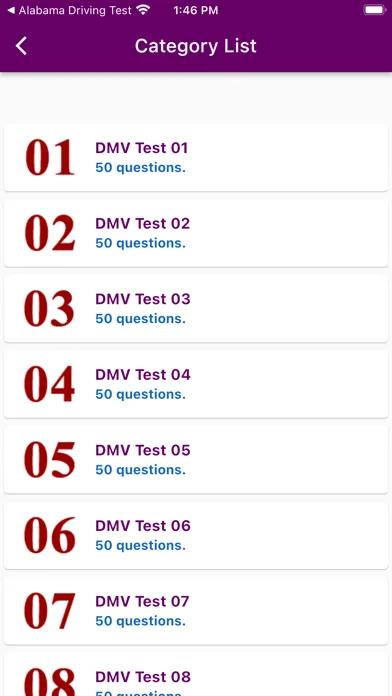 Arkansas Basic Driving Test スクリーンショット