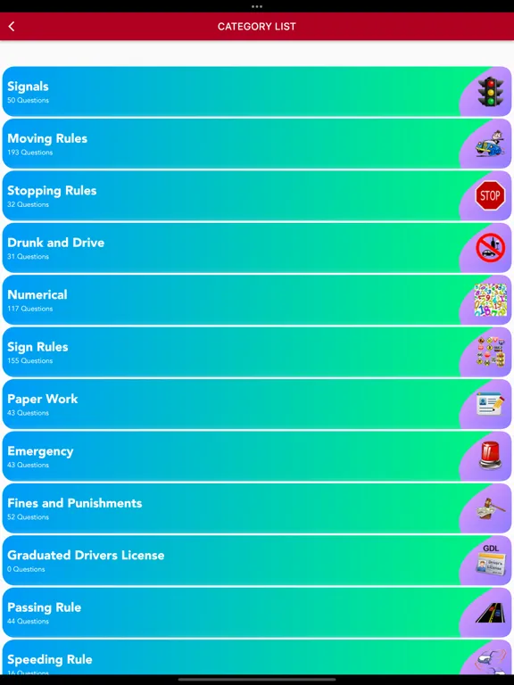 Скриншоты Texas Basic Driving Test iPad 