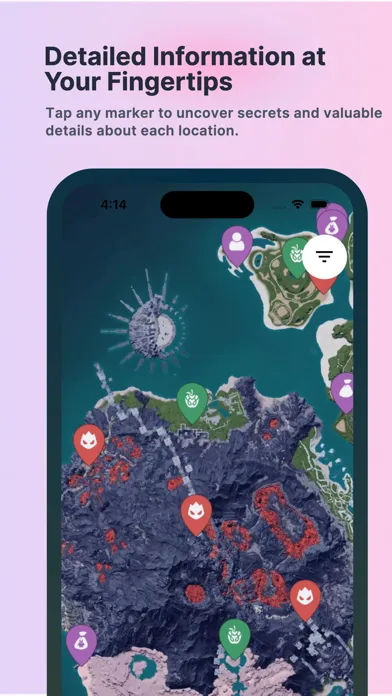Tangkapan skrin Map Companion for Palworld