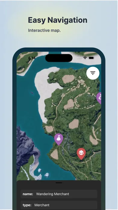 Tangkapan skrin Map Companion for Palworld
