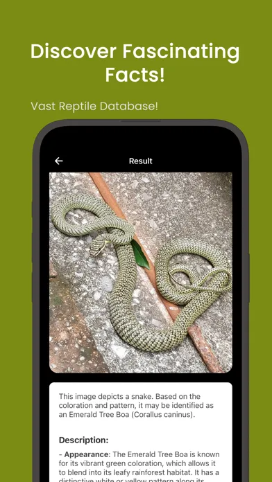 ภาพหน้าจอของ Snake ID - reptile identifier