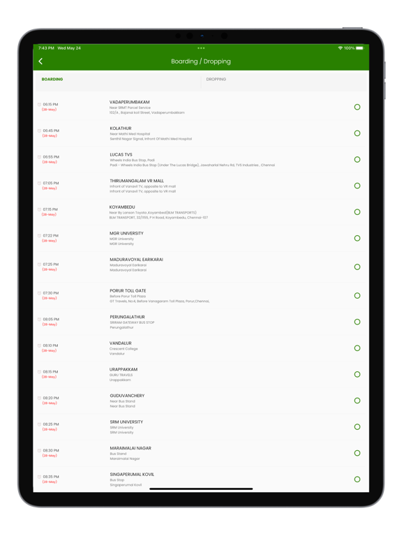 BLM Transports iPad  স্ক্রিনশট