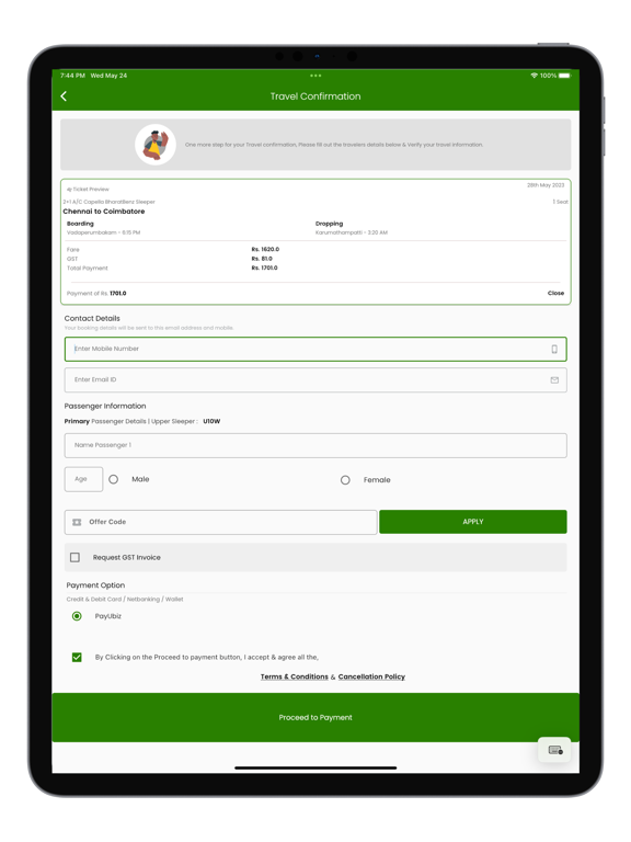 BLM Transports iPad  স্ক্রিনশট