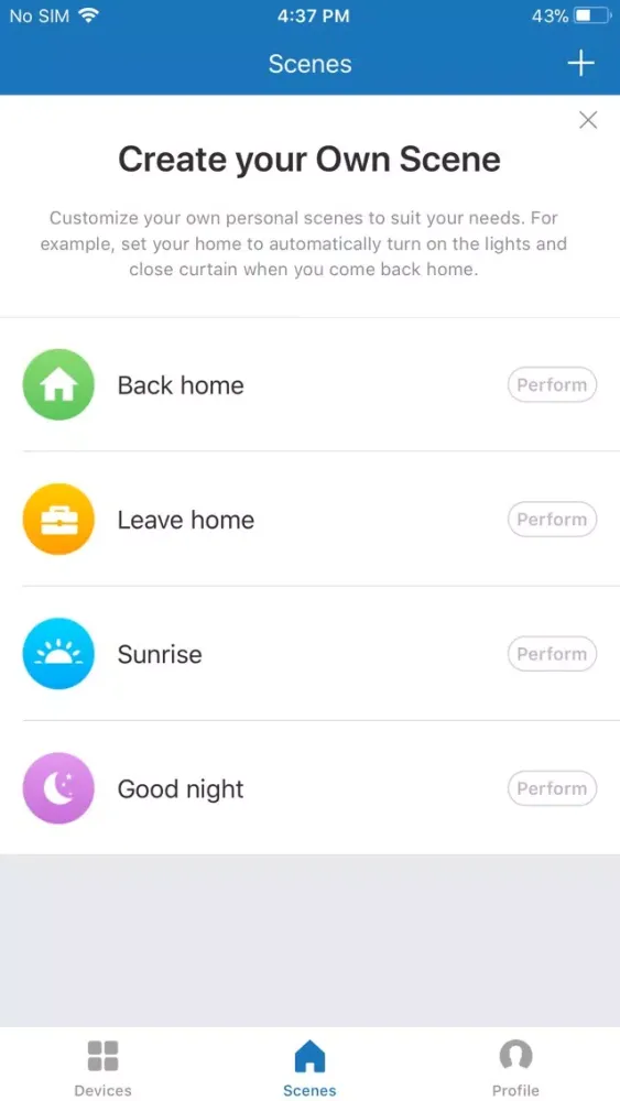 Tangkapan layar EZEE Smart