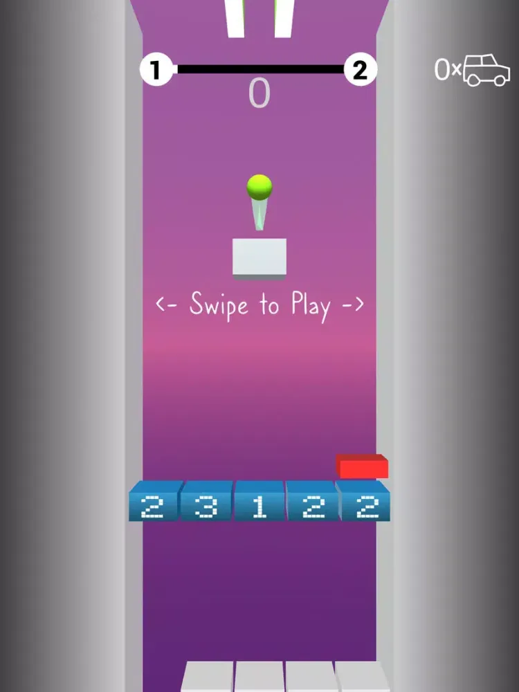 Tangkapan layar Bounce on Bricks iPad 