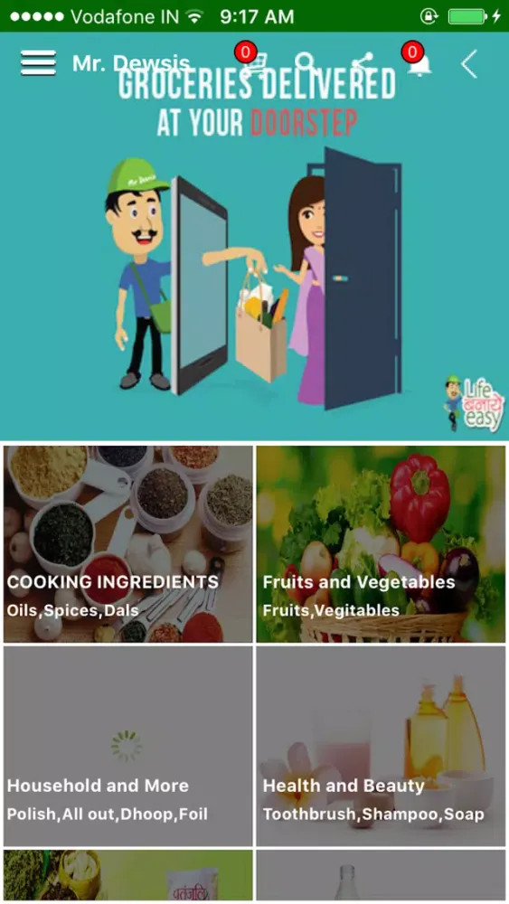 Captures d'écran de MrDewsis Food&Grocery Delivery