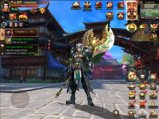 Capturas de pantalla de Dynasty Blade 2 iPad 