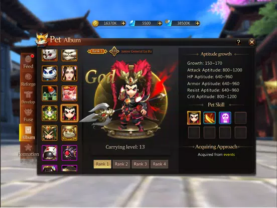 Capturas de pantalla de Dynasty Blade 2 iPad 