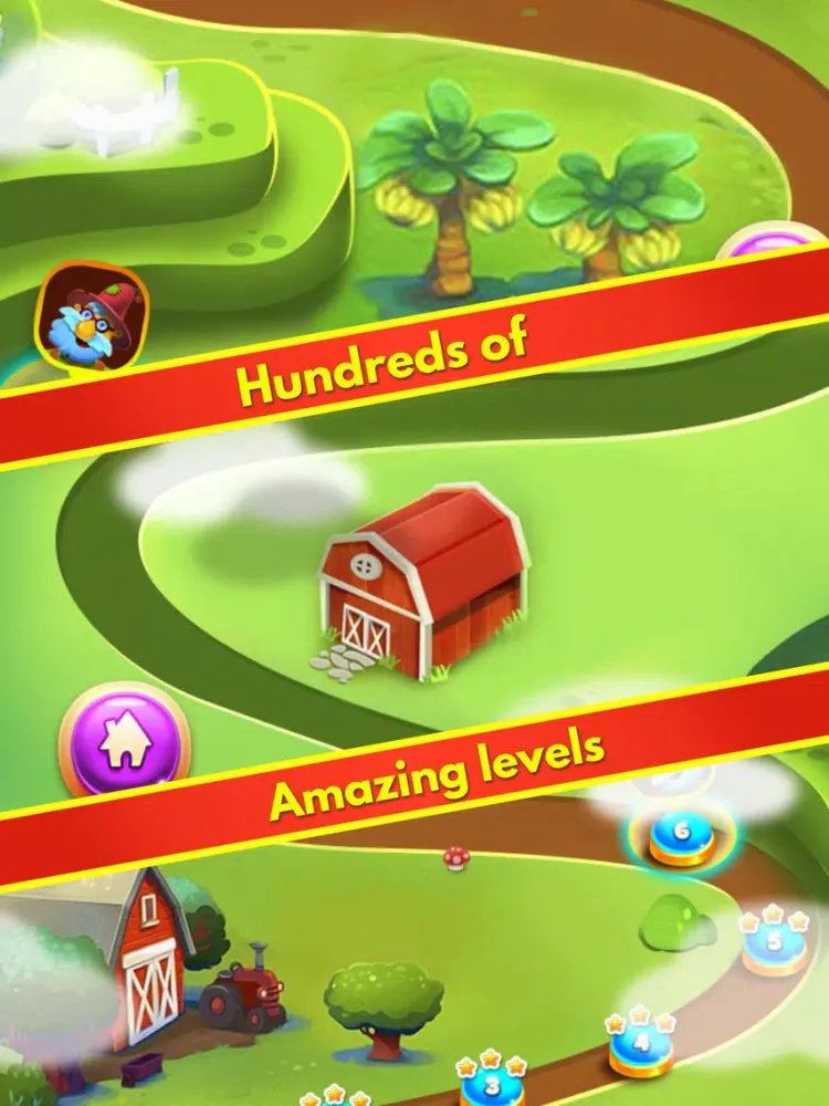 Capturas de tela do Glamour Farms: New Puzzle Match 3 Games iPad 