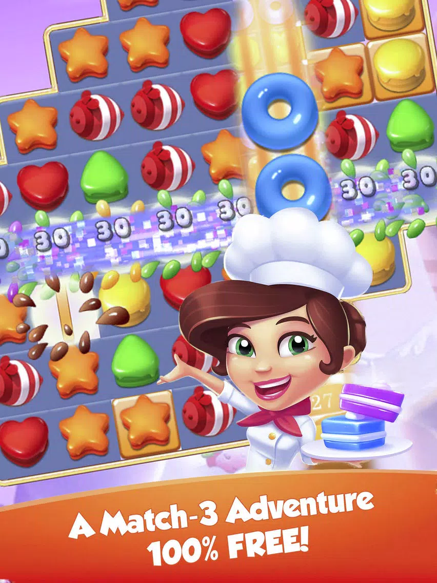 Cake Legend - Match 3 Puzzle Game! iPad  Screenshots