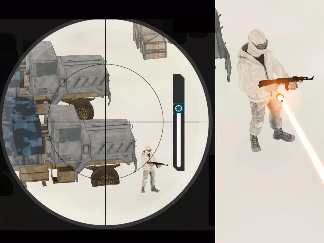 Marine Sniper 3D: The Winter Warrior iPad  Screenshots