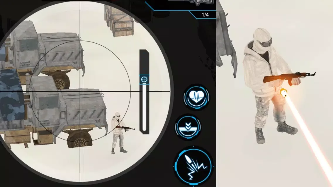 Marine Sniper 3D: The Winter Warrior Screenshots