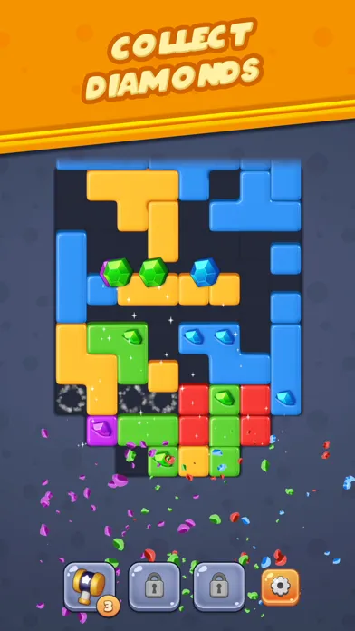 Capturas de tela do Fill Blocks!