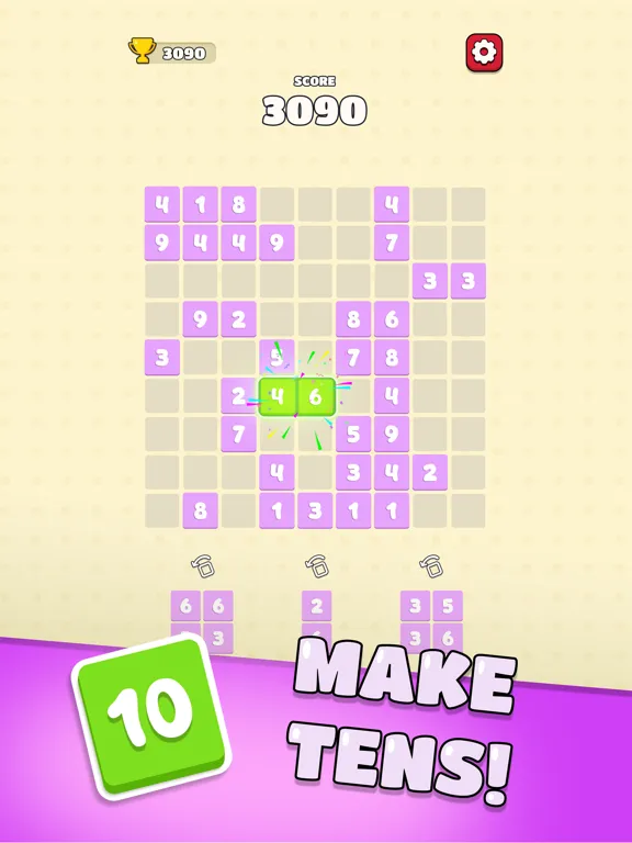ภาพหน้าจอของ Make Tens! iPad 