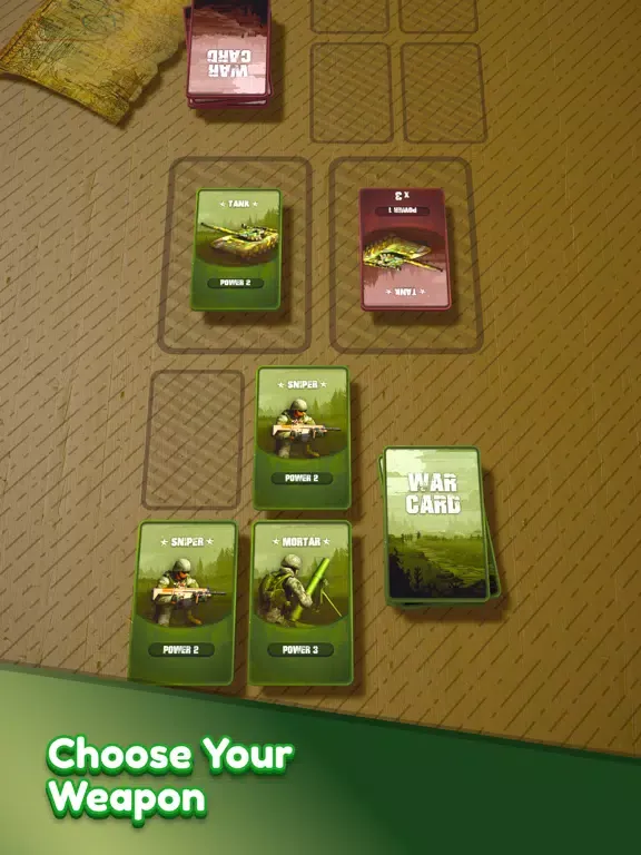 Tangkapan layar War Cards 3D iPad 