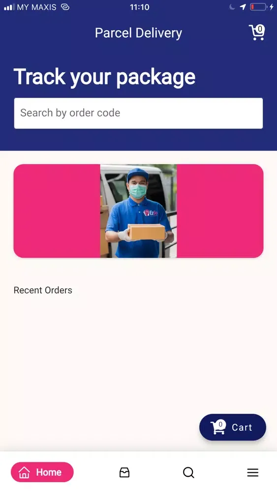EzGo Courier Ekran Görüntüleri