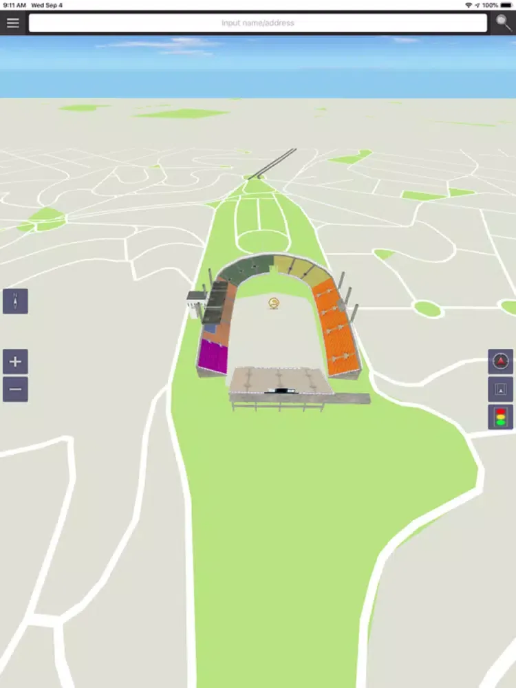 Tangkapan skrin GPS Navigation Brasil iPad 