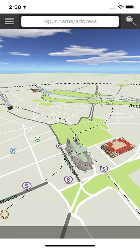 Tangkapan skrin GPS Navigation Brasil