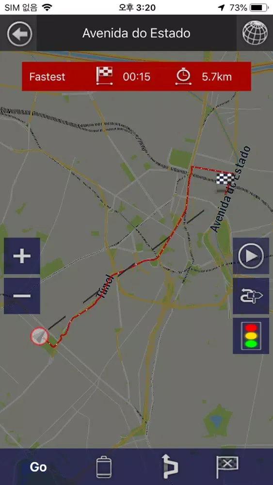 Tangkapan skrin GPS Navigation Brasil