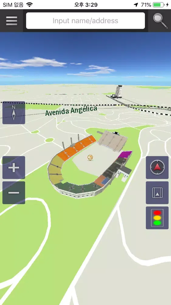 Tangkapan skrin GPS Navigation Brasil