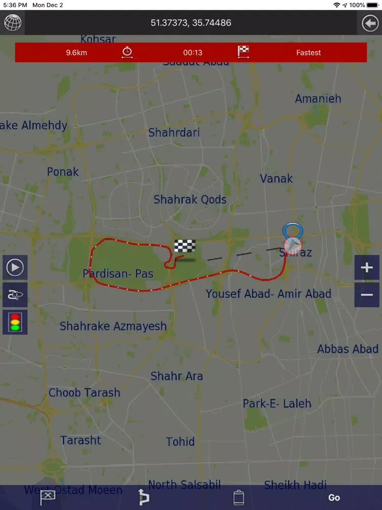 GPS Navigation Iran iPad  স্ক্রিনশট