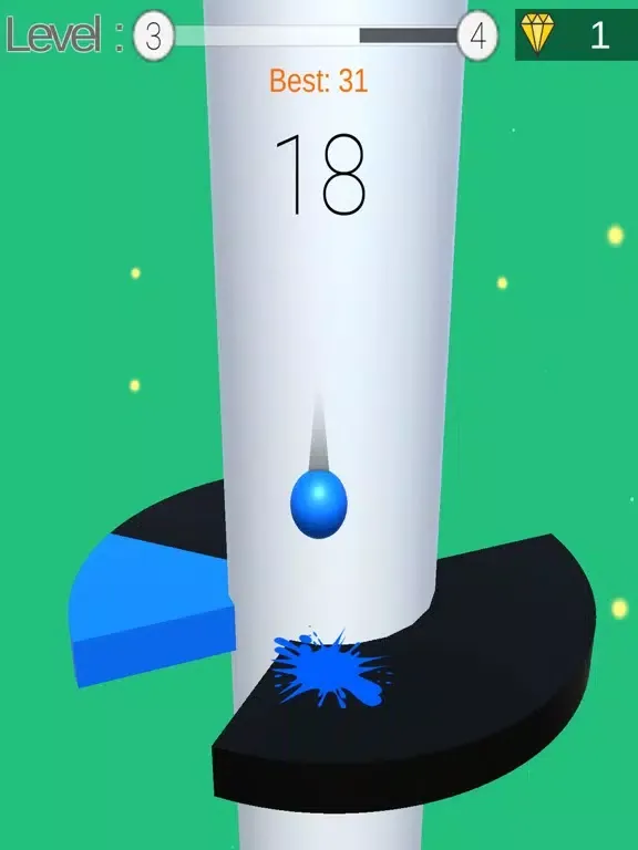 Captures d'écran de Ball Helix Jumping Game 3D iPad 