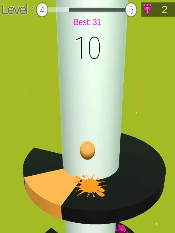 Captures d'écran de Ball Helix Jumping Game 3D iPad 