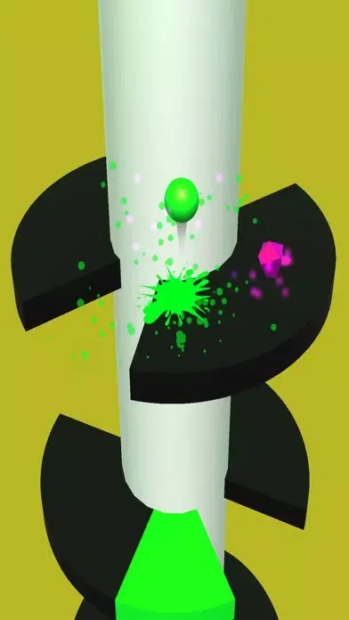 Captures d'écran de Ball Helix Jumping Game 3D