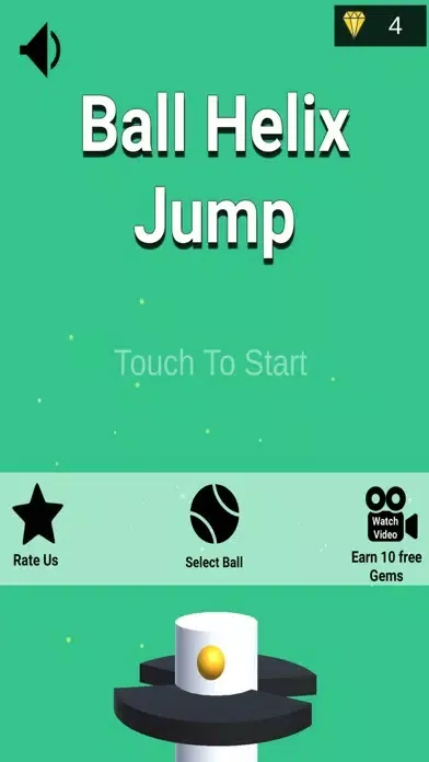 Captures d'écran de Ball Helix Jumping Game 3D