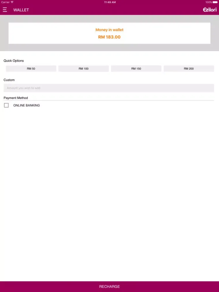 Screenshot di EZILORI DELIVERY APP iPad 