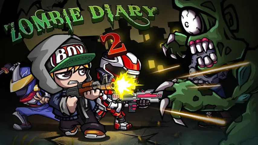 Tangkapan layar Zombie Diary2