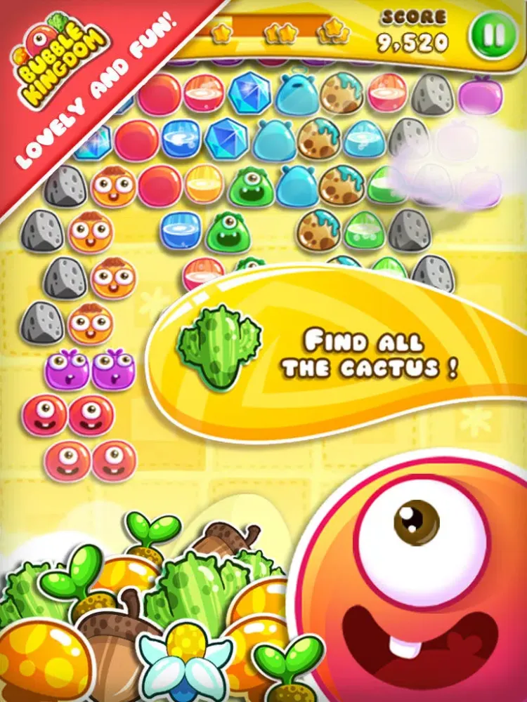ภาพหน้าจอของ Bubble Kingdom iPad 