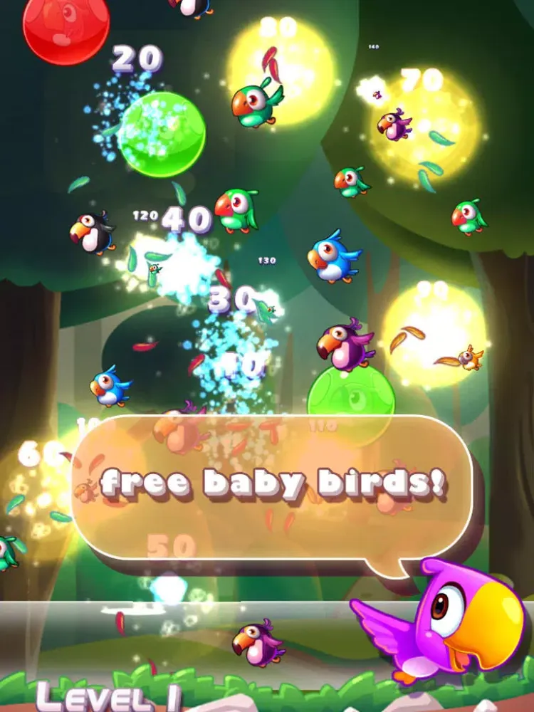 Ảnh chụp màn hình của Pop Bird Rescue iPad 