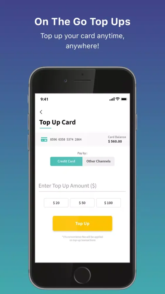 FEVO Prepaid Mastercard® Ekran Görüntüleri